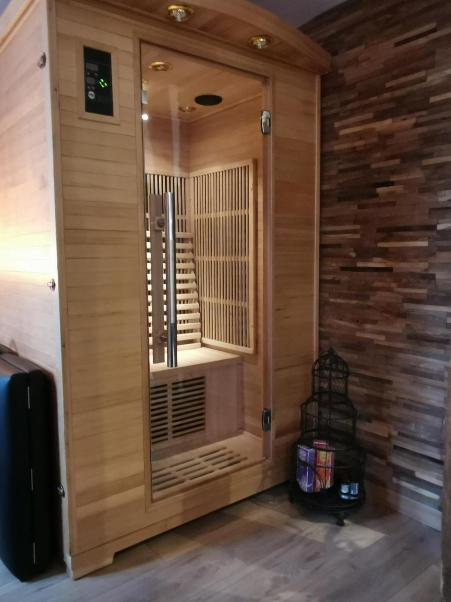 翁弗勒尔Le Sauna De L'Homme De Bois By Naturogite别墅 外观 照片